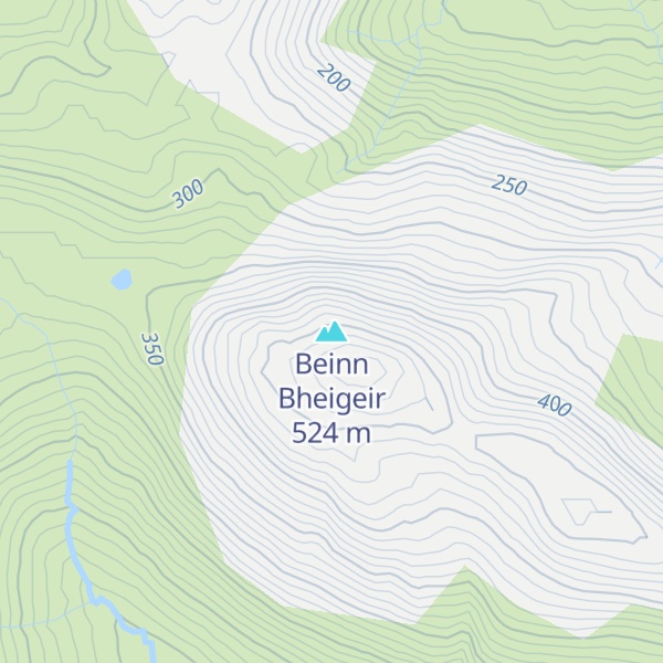 Map of Beinn Bheigeir