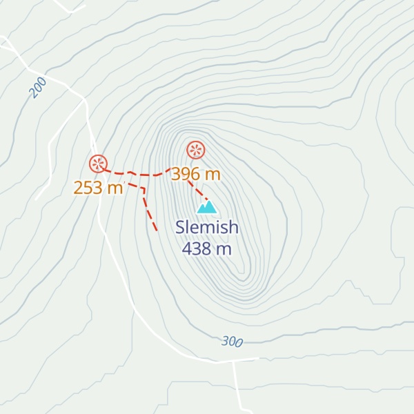 Map of Slemish