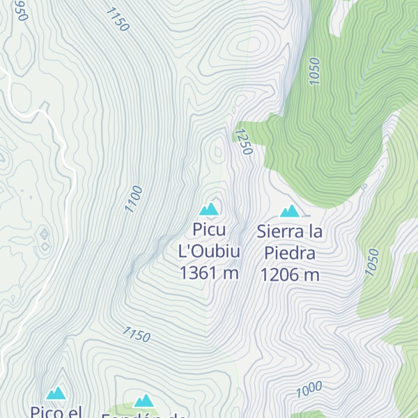 Map of Picu L'Oubiu