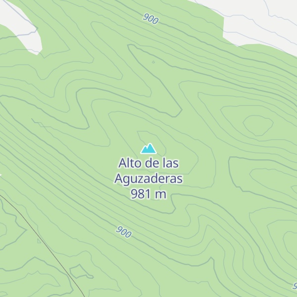 Map of Alto de las Aguzaderas