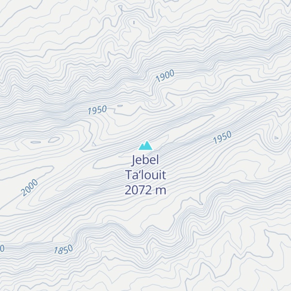 Map of Jebel Ta‘louit