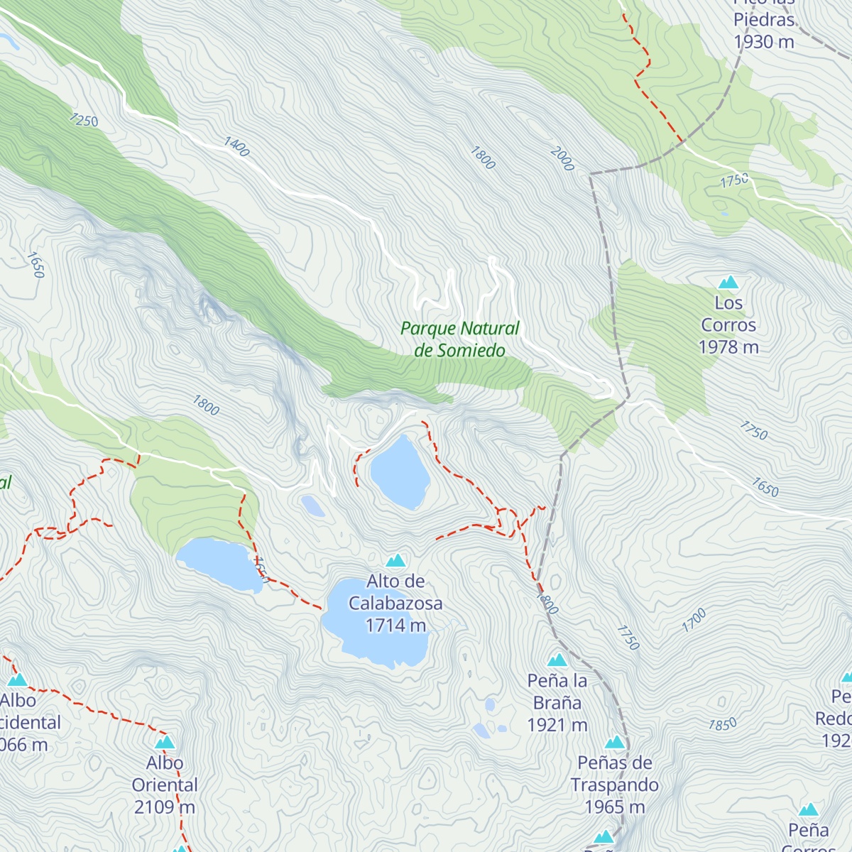 Cabaña "Teito" del Lago de la Cueva map