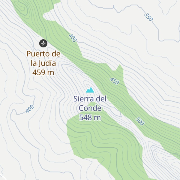 Map of Sierra del Conde