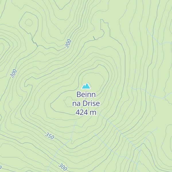 Map of Beinn na Drise