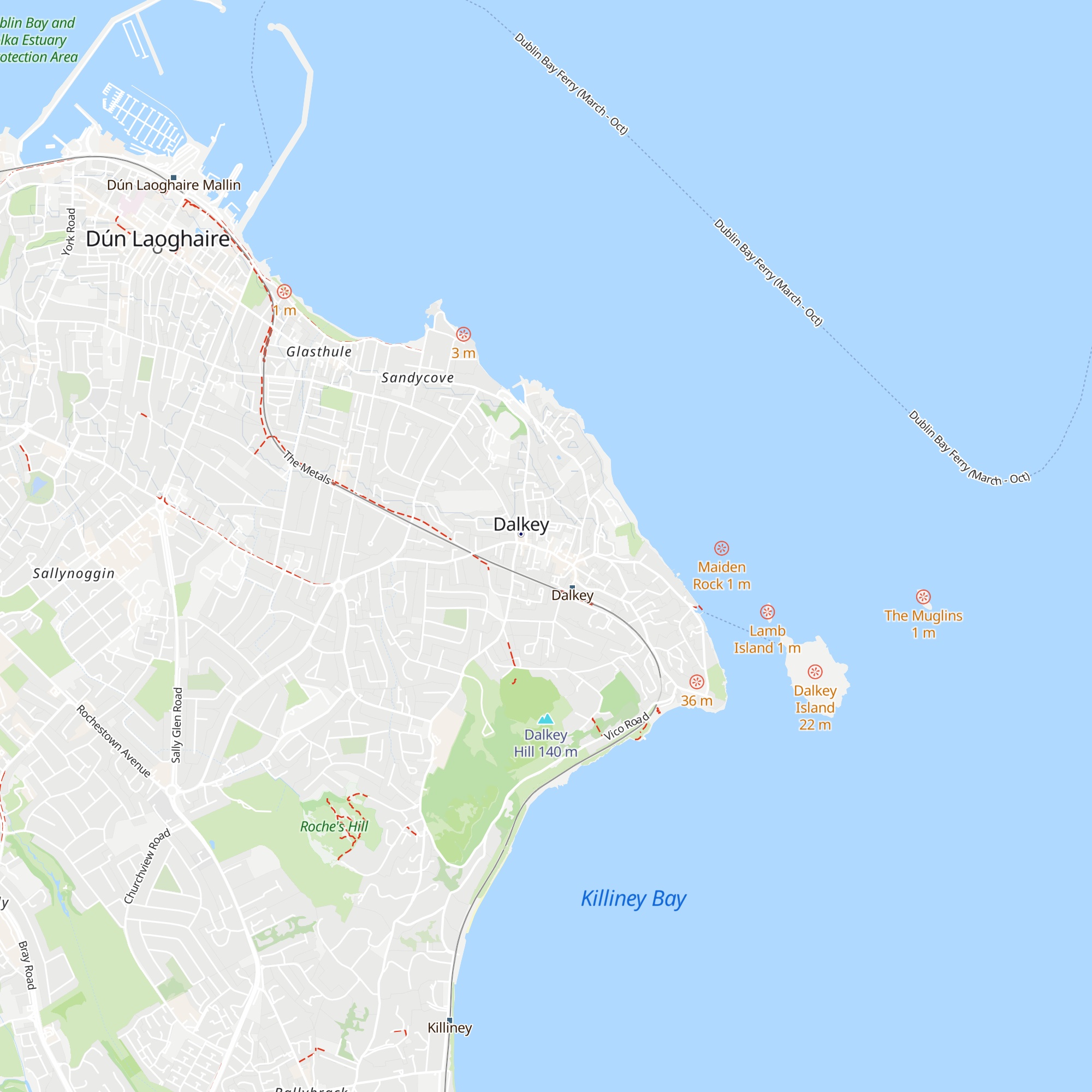 Dalkey Heritage Centre map