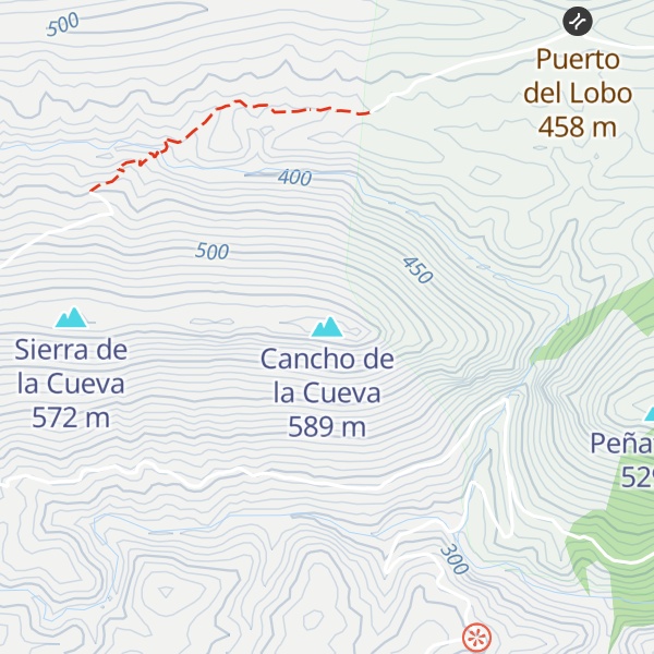 Map of Cancho de la Cueva