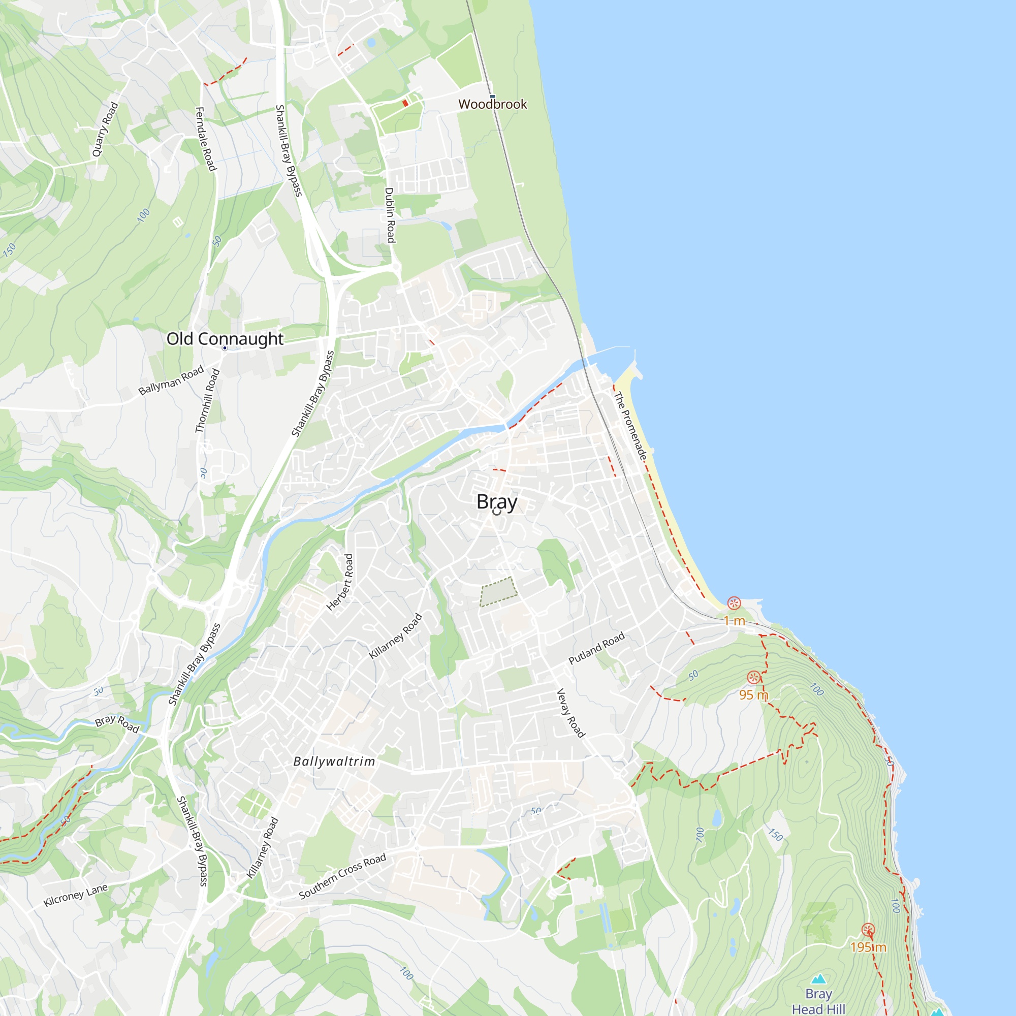 Bray Tourist Office map