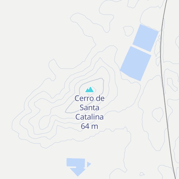Map of Cerro de Santa Catalina