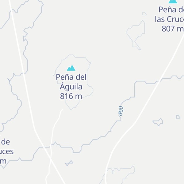 Map of Peña de la Gallina