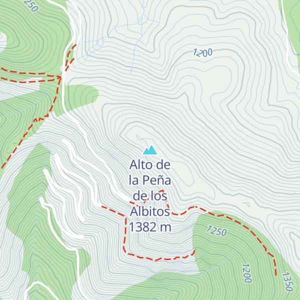 Map of Alto de la Peña de los Albitos