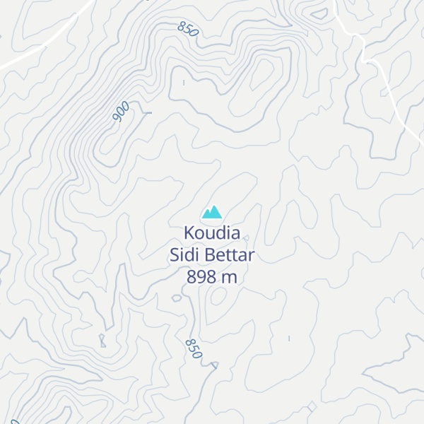 Map of Koudia Sidi Bettar