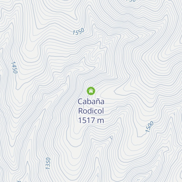 Map of Cabaña Rodicol