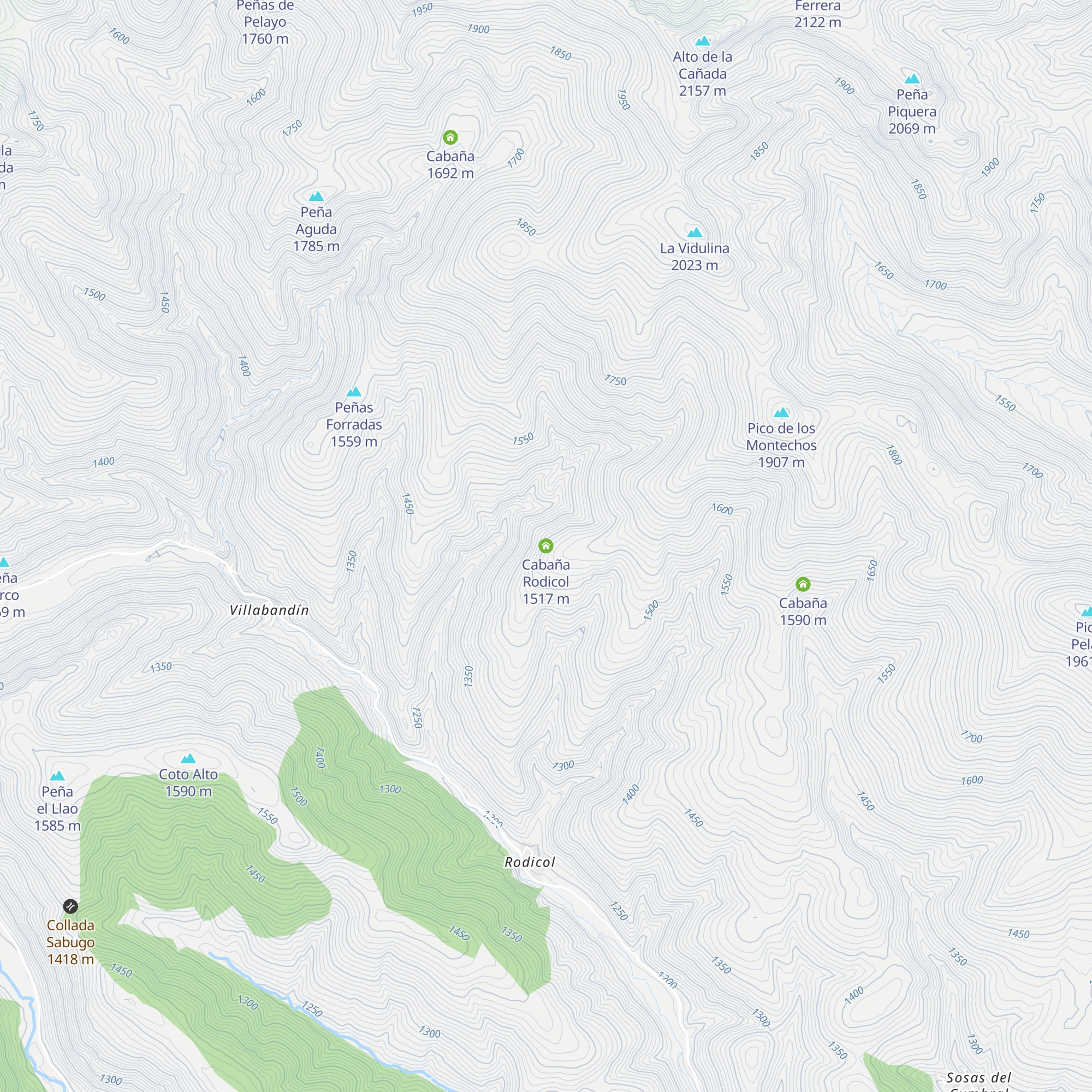 Cabaña Rodicol map