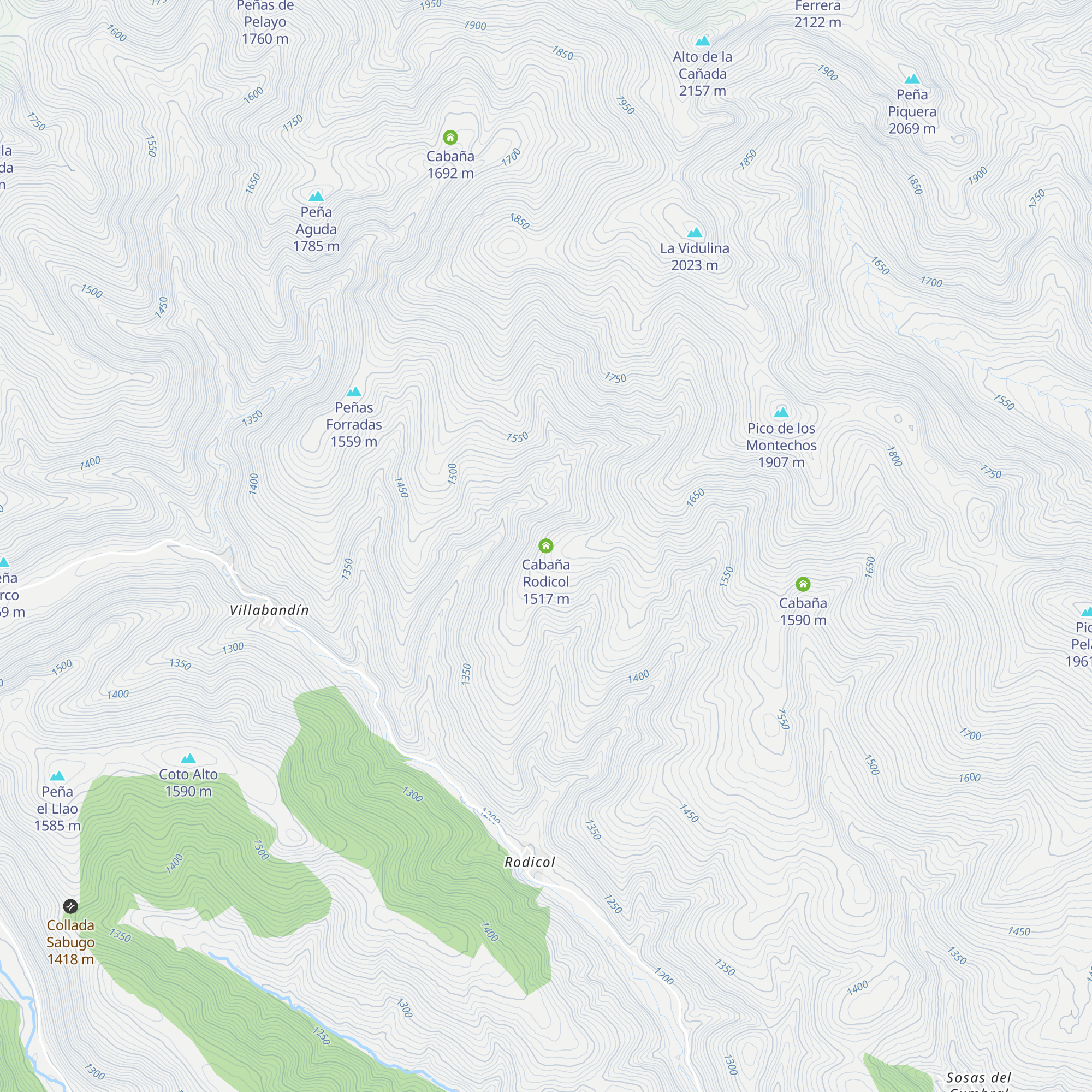 Cabaña Rodicol map