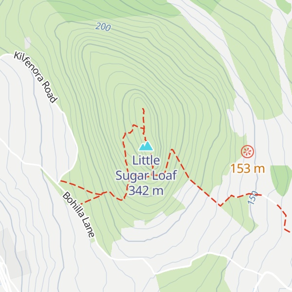 Map of Little Sugar Loaf