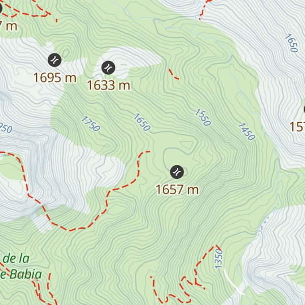 Map of Refugio Vega Tijera