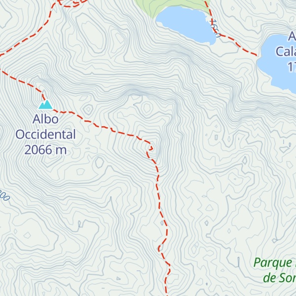 Map of Albo Oriental