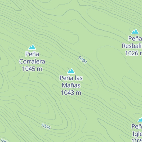 Map of Peña las Mañas