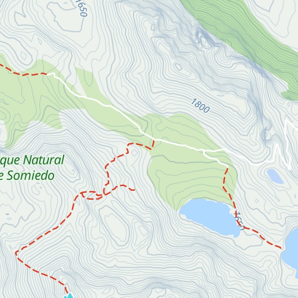 Map of Refugio Cerveiriz