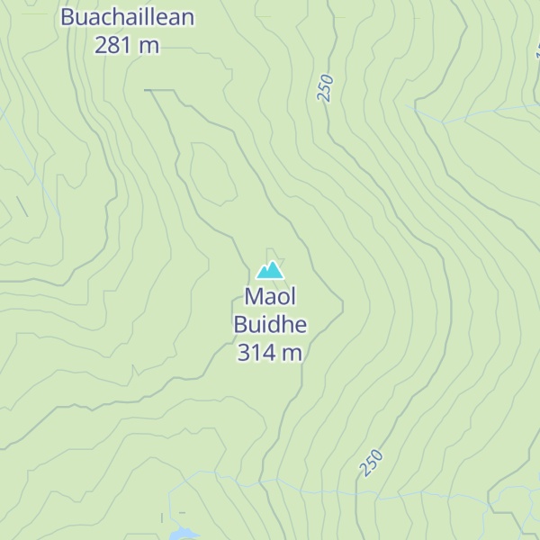 Map of Maol Buidhe