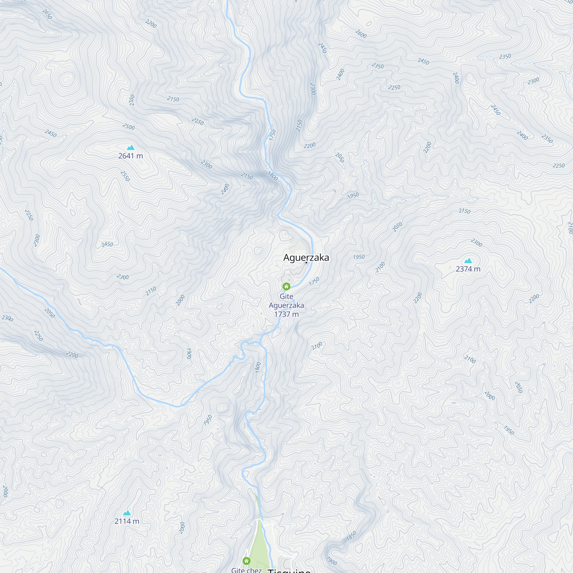 Gite Aguerzaka map