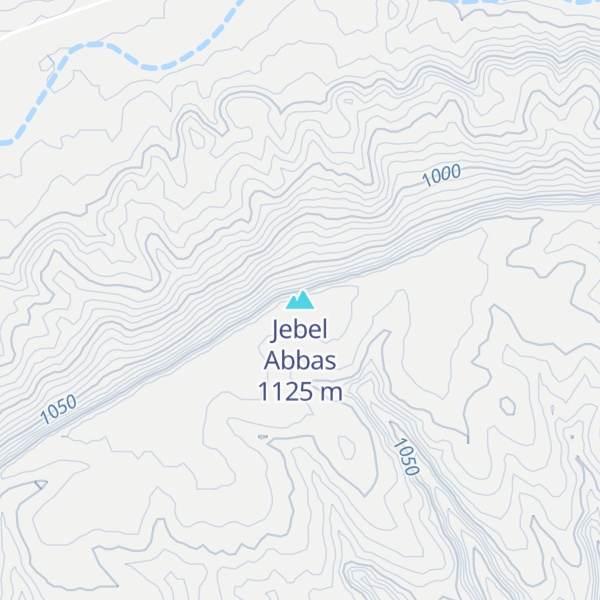 Map of Jebel Abbas