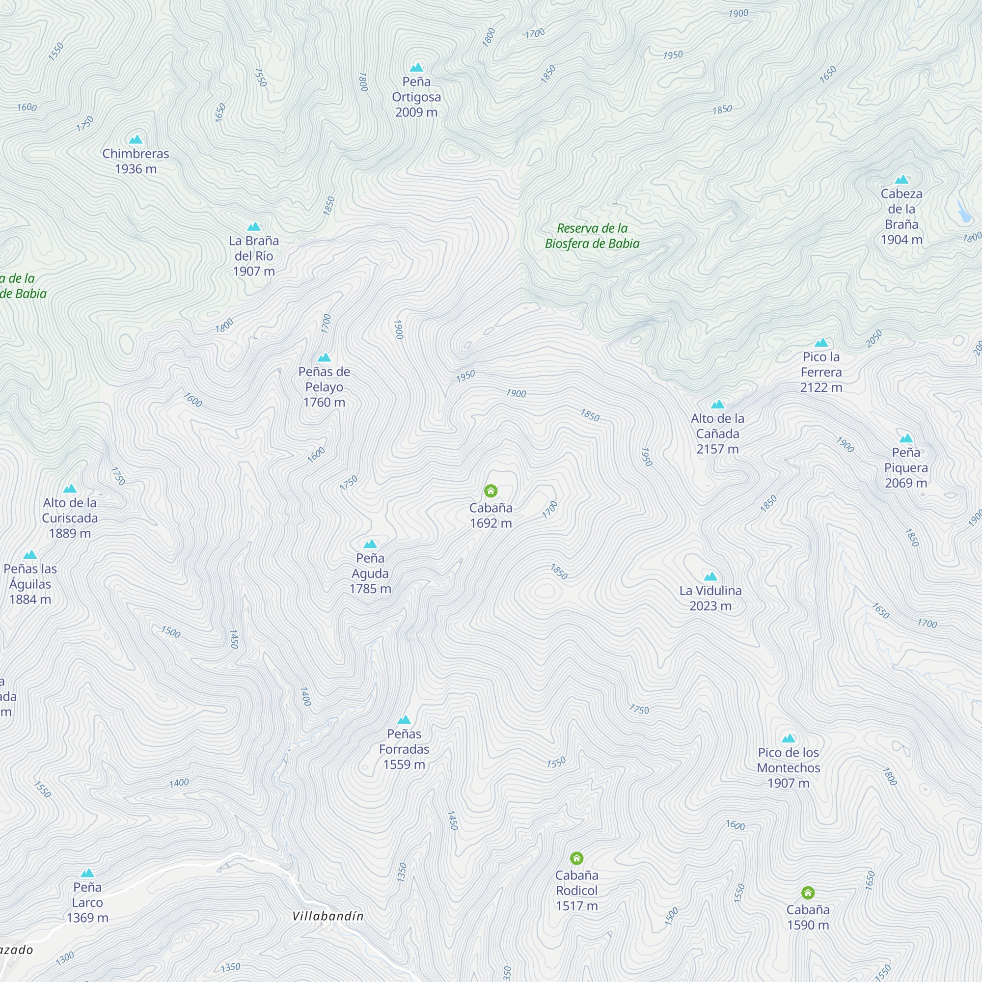 Cabaña map