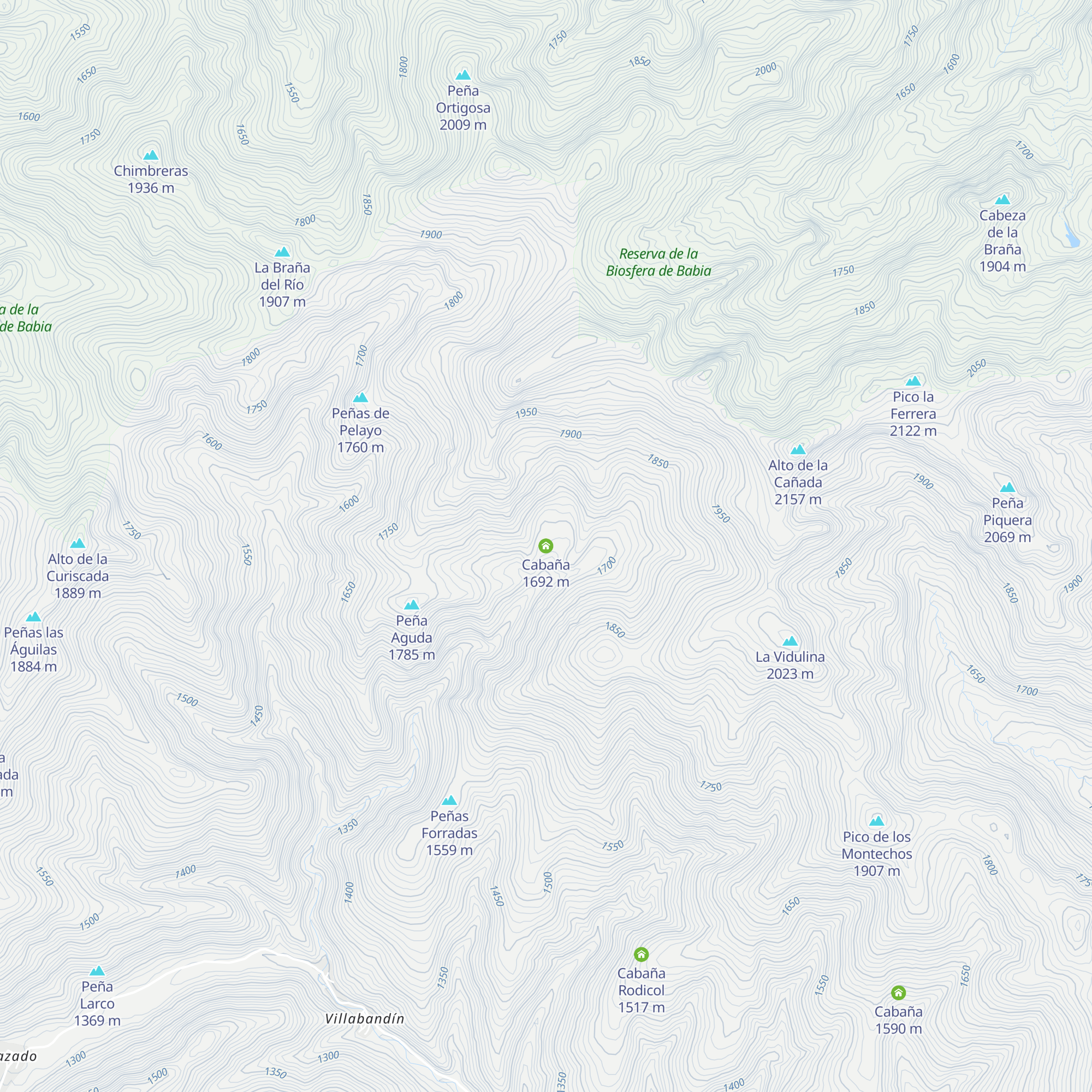 Cabaña map