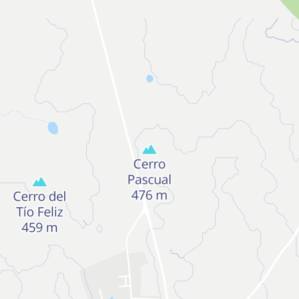 Map of Cerro Pascual