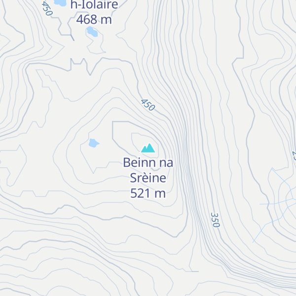 Map of Beinn na Srèine