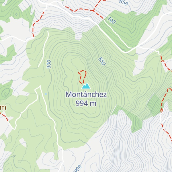 Map of Montánchez