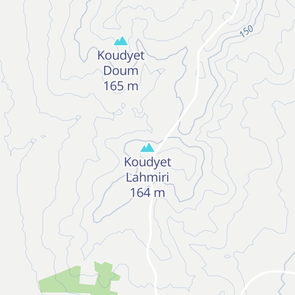 Map of Koudyet Lahmiri
