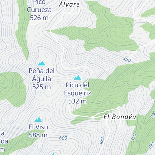 Map of Picu del Esqueiriz