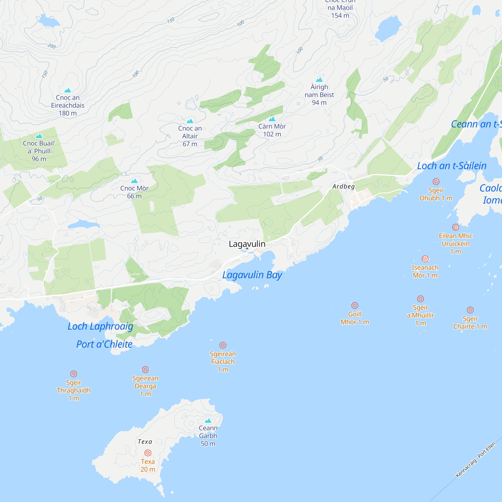 Lagavulin Visitor Centre map