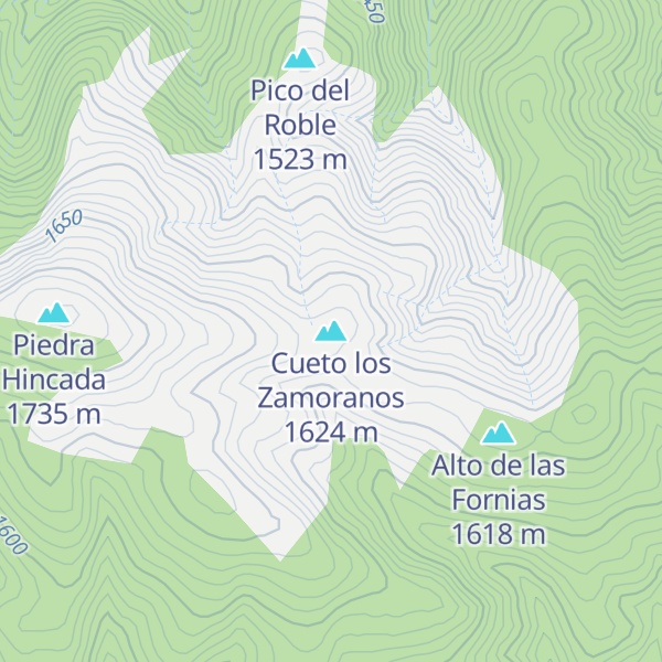 Map of Cueto los Zamoranos