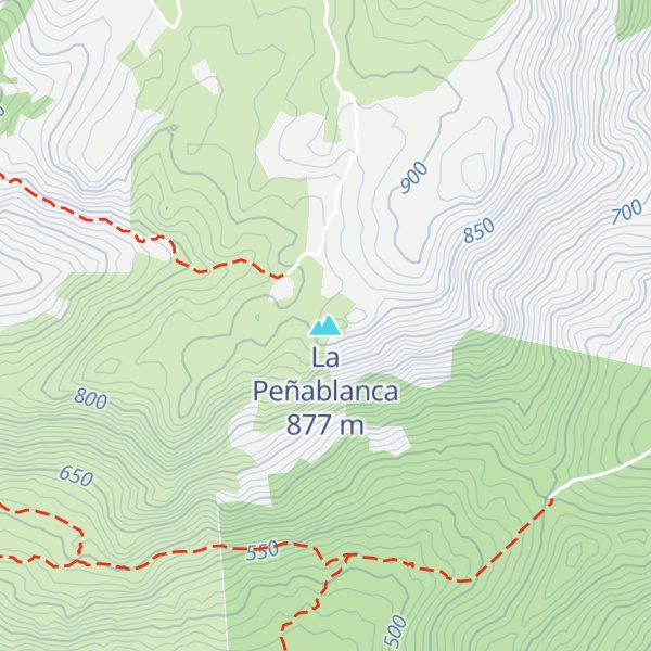 Map of La Peñablanca