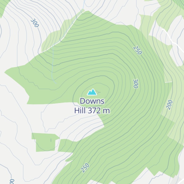 Map of Downs Hill