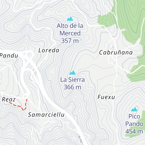 Map of La Sierra