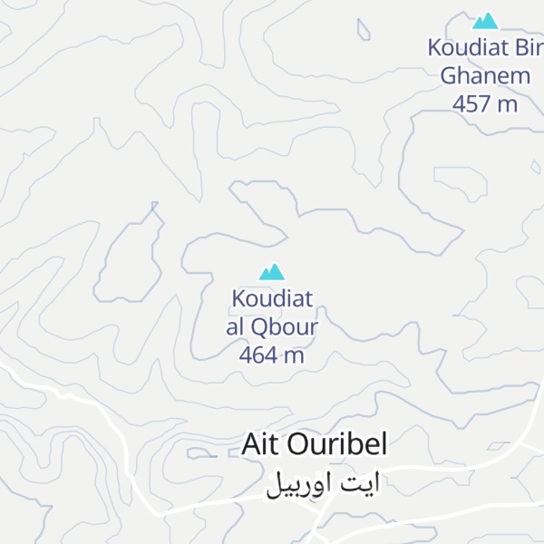 Map of Koudiat al Qbour