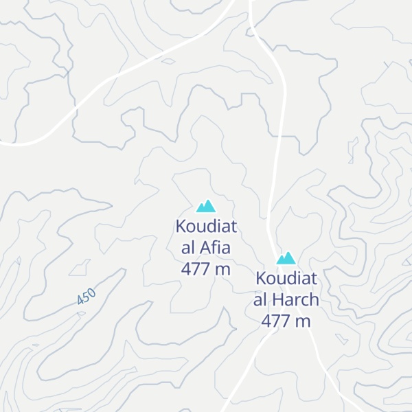 Map of Koudiat al Afia