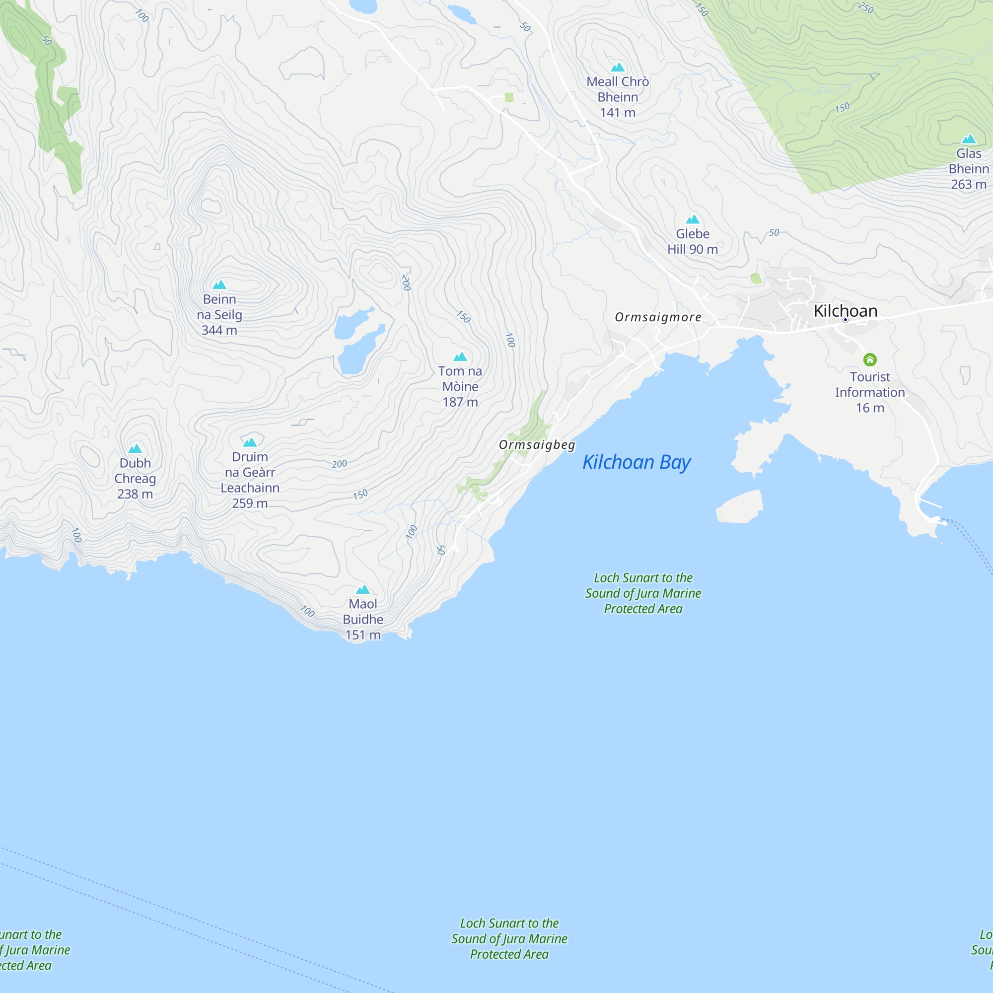 Whalebone Bothy map