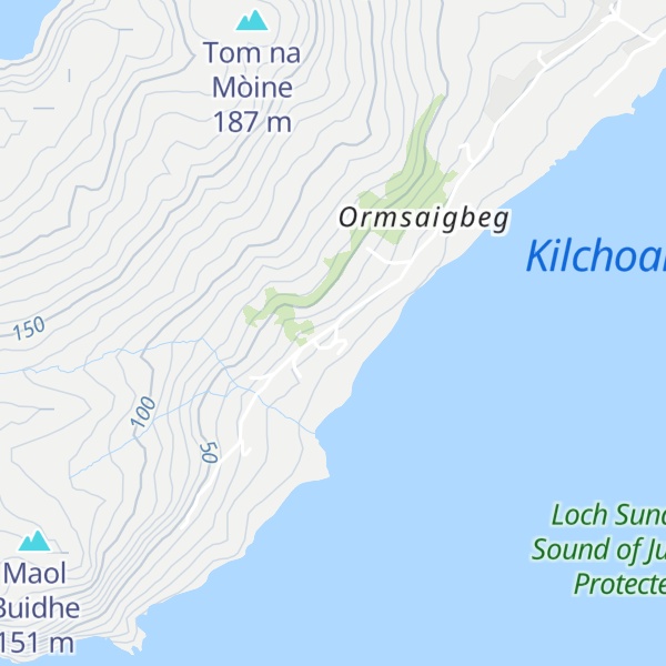 Map of Whalebone Bothy