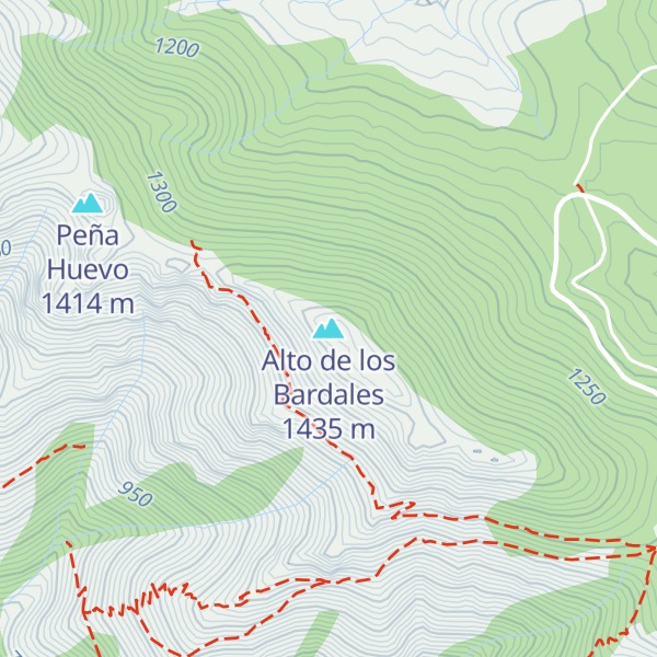 Map of Alto de los Bardales