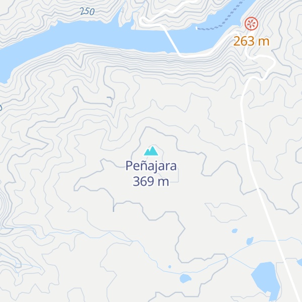 Map of Peñajara