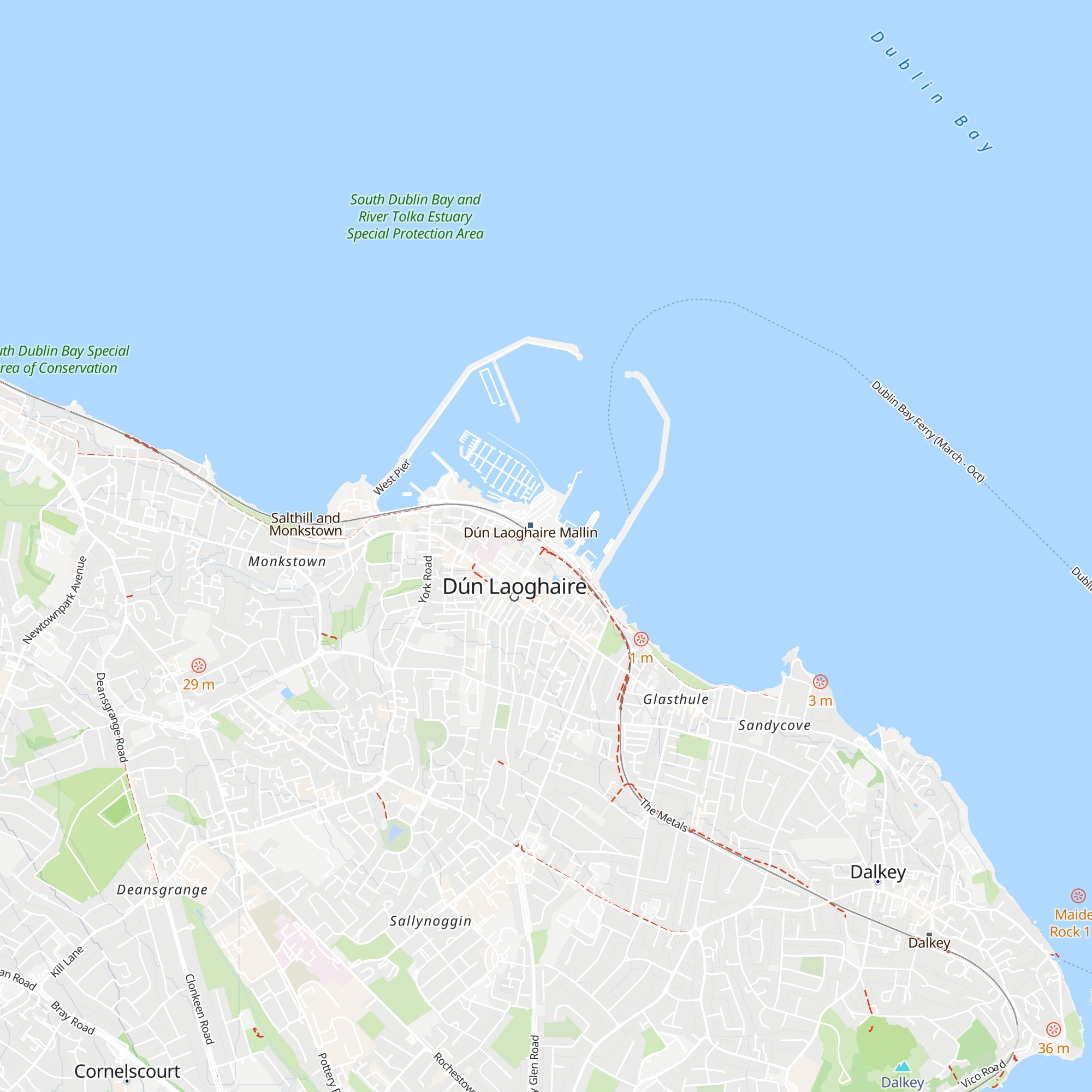 DLR Tourism map