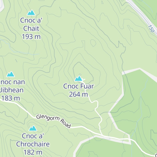 Map of Cnoc Fuar