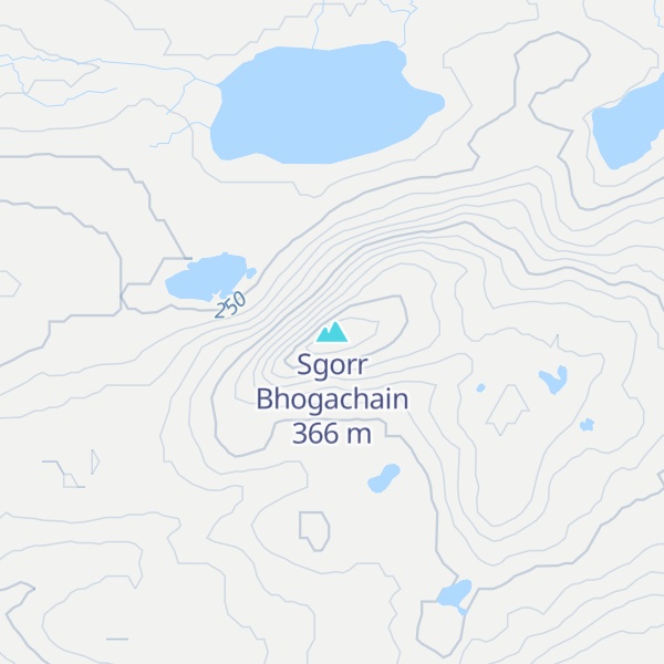 Map of Sgorr Bhogachain