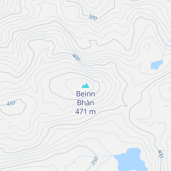 Map of Beinn Bhàn