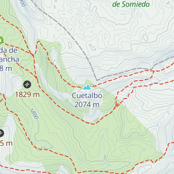 Map of Cuetalbo