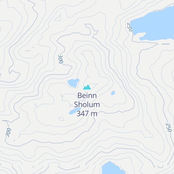 Map of Beinn Sholum